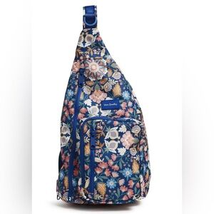 Vera Bradley ReActive Sling Backpack Enchanted Mandala Blue
